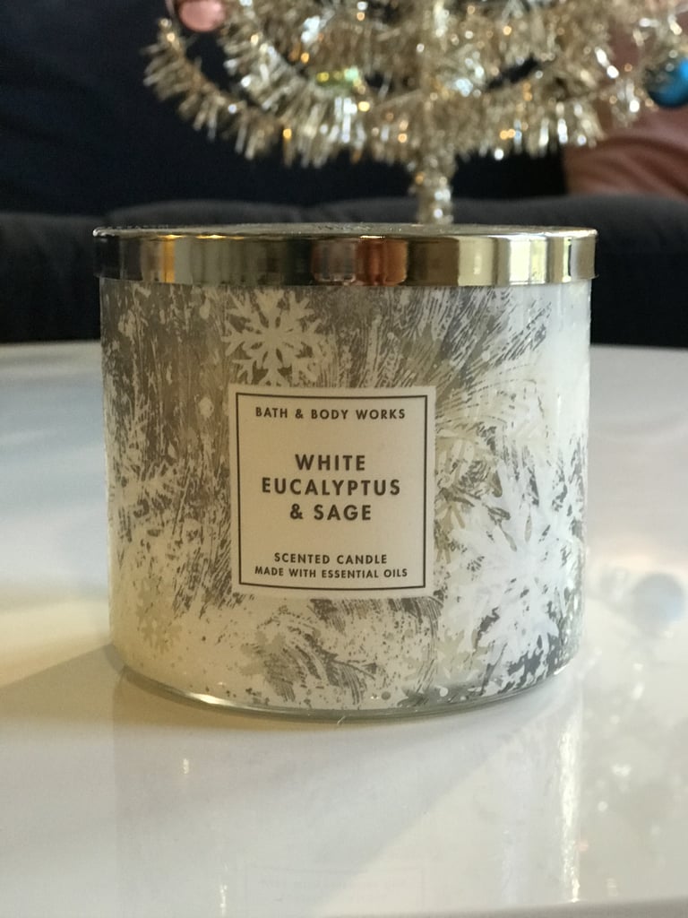 Bath & Body Works White Eucalyptus and Sage 3-Wick Candle</span>                            </h2>                        <div>            <div>                <p>                                                                                                                                                                                                        <img alt=
