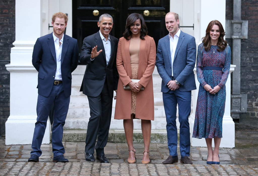 Barack and Michelle Obama With the British Royal Family 2016