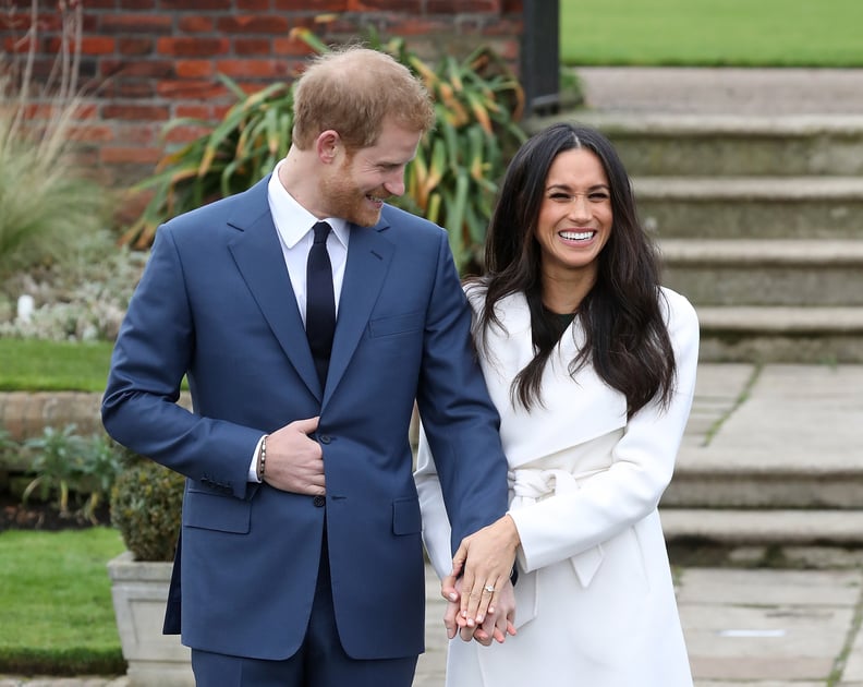 Meghan Showing Off the Ring