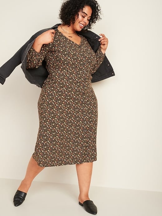 Kmart wrap midi dress top