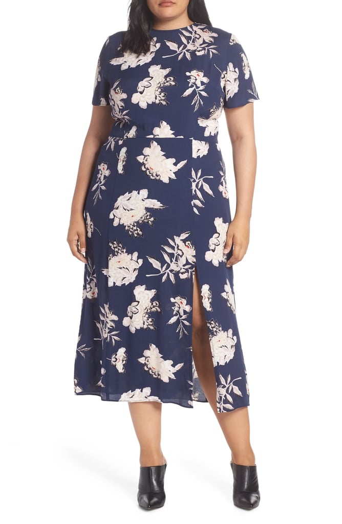 Leith print shop midi dress