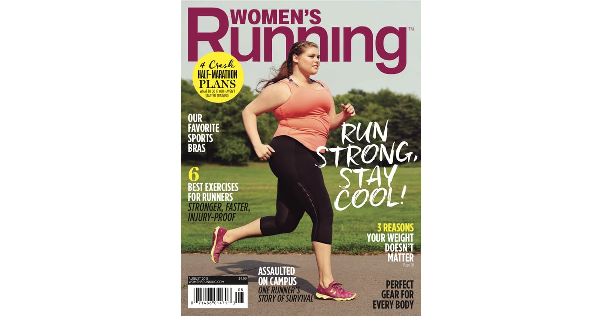 Women's Running PlusSize Cover Model August 2015 POPSUGAR Fitness