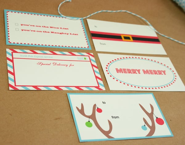 Colorful Gift Tags