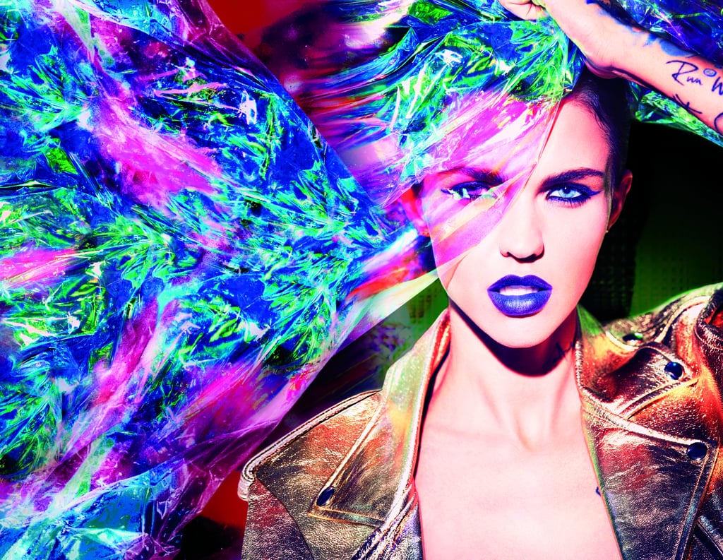 Ruby Rose in the Urban Decay Vice Special Effects Lipstick Topcoat Campaign Ruby Rose in the Urban Decay Vice Special Effects Lipstick Topcoat Campaign