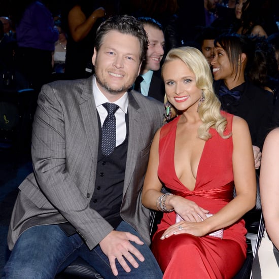 Blake Shelton and Miranda Lambert at the Grammy Awards 2014