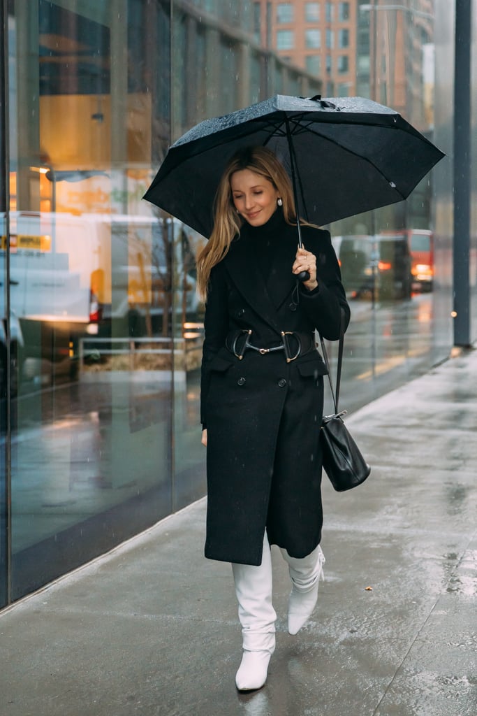 The Outfit Formula: A Vintage Belt + a Coat + a Turtleneck + Boots + a Bag