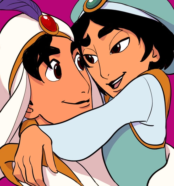 Aladdin And Male Jasmine Gay Disney Characters Popsugar Love And Sex 5142