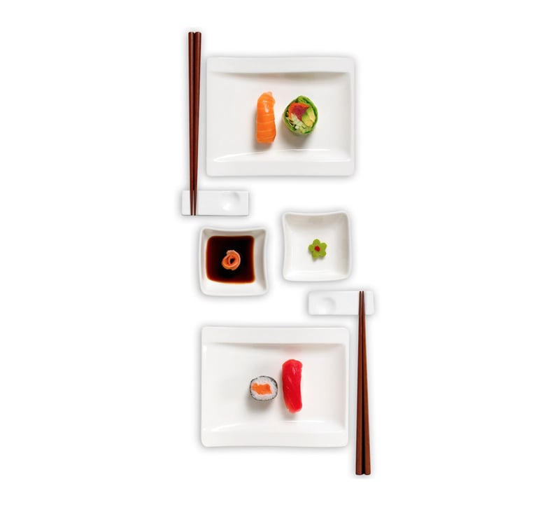 Villeroy & Boch Wave Eight-Piece Porcelain China Sushi Set