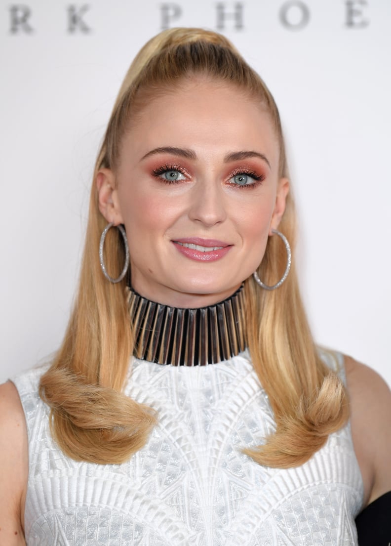 Sophie Turner With a Ponytail at an X-Men: Dark Phoenix Event