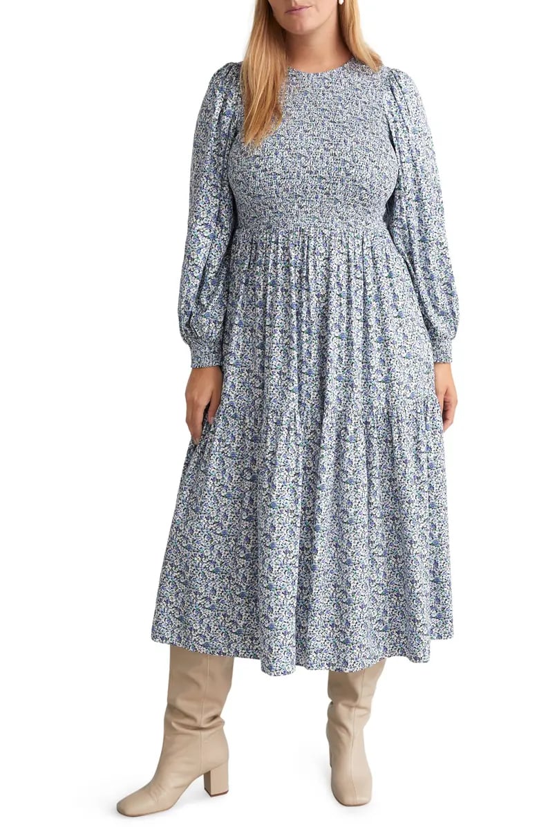 Flower Power: & Other Stories Ditsy Floral Tiered Long Sleeve Midi Dress