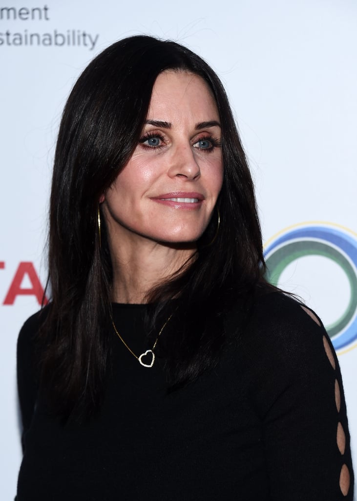 Courteney Cox's Straight Medium-Length Hair in March 2017