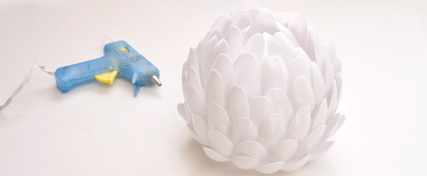 DIY PlasticSpoon Candle Holder POPSUGAR Smart Living