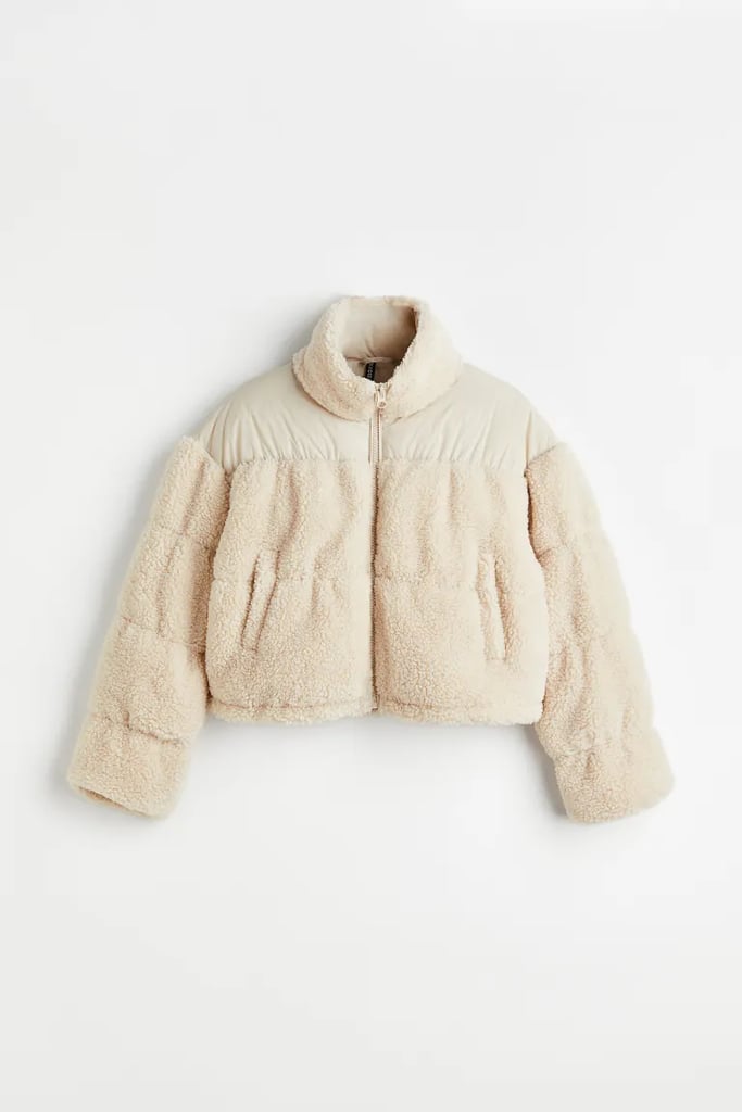 H&M Padded Teddy Bear Jacket