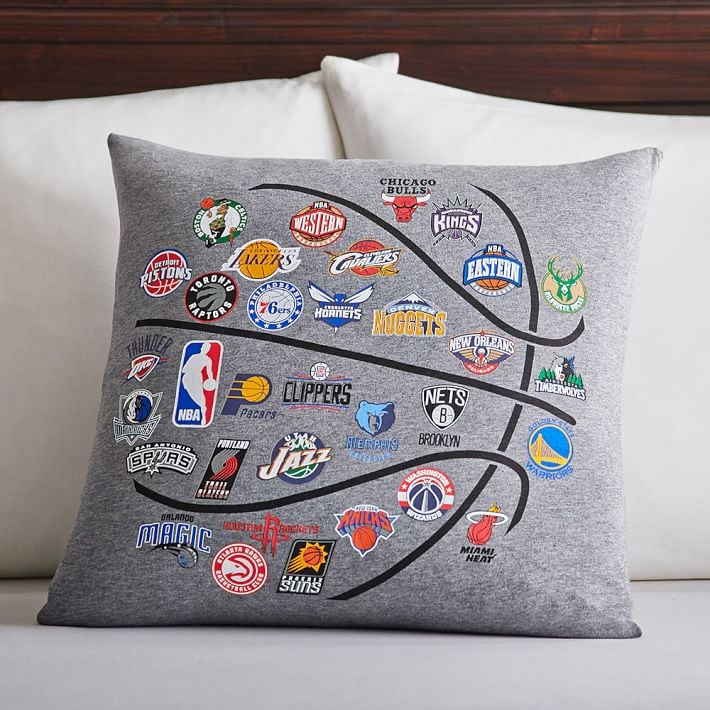 NBA Logo Pillow Cover The Best PBteen Products POPSUGAR Family Photo 33