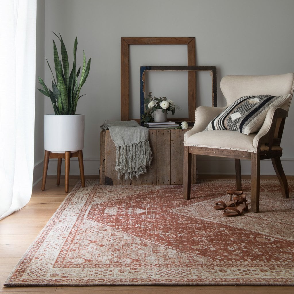 Tristin Brick Bone Rug