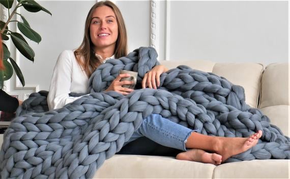 Chunky Knit Blanket