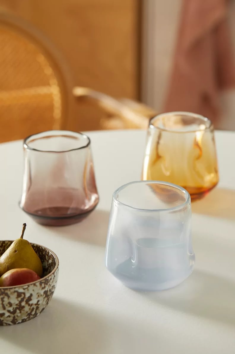 Colorful Glassware: Larson Stemless Wine Glass