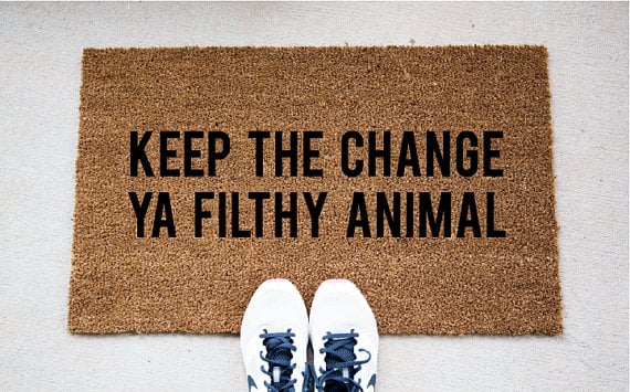 Keep the Change Doormat