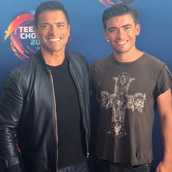 Mark Consuelos and His Son Michael Pictures