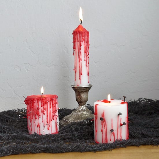 Bleeding Halloween Candles