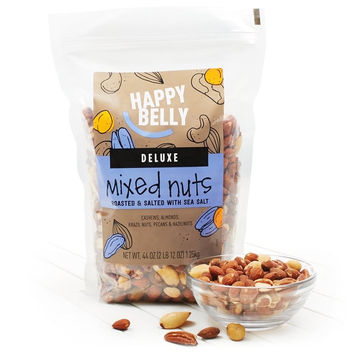 Happy Belly Deluxe Mixed Nuts GlutenFree Snacks on Amazon POPSUGAR
