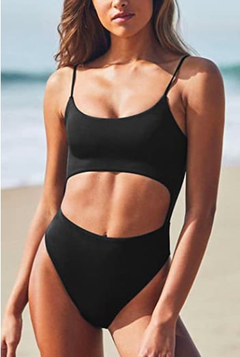La hearts cabo zip keyhole hotsell one piece swimsuit