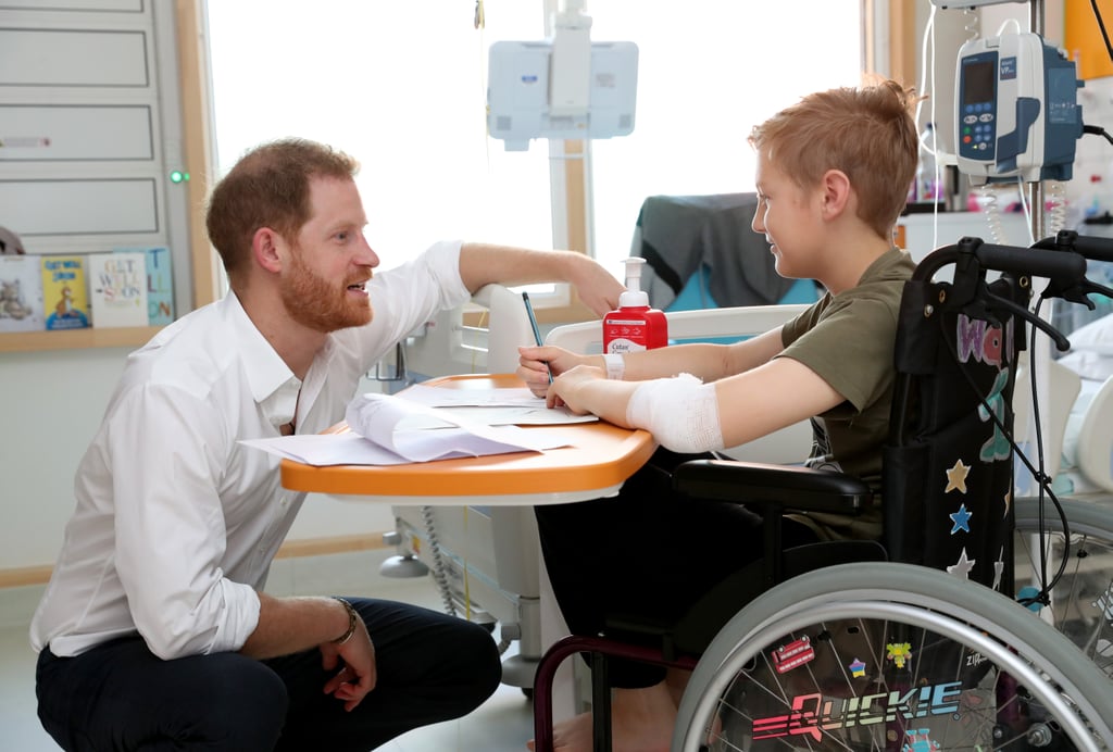 Prince Harry at Sheffield Children’s Hospital July 2019