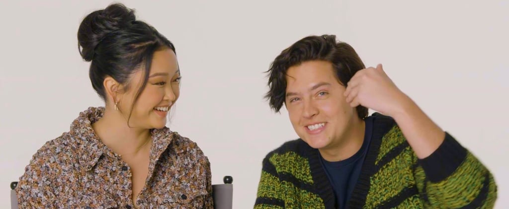 Moonshot's Cole Sprouse and Lana Condor Crack Each Other Up