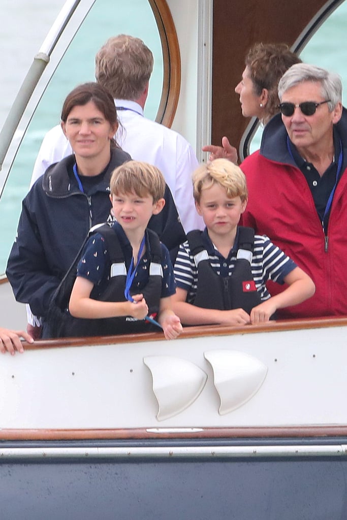 Prince George and Princess Charlotte at King's Cup Race 2019