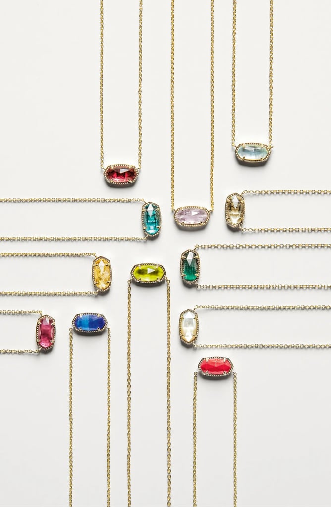 A Colorful Necklace: Kendra Scott Elisa Birthstone Pendant Necklace