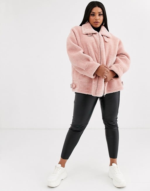 Missguided Crushed Faux Fur Aviator | The Best Fall and Winter Coats ...