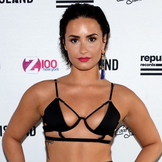 Demi Lovato Tiny Bikini Top