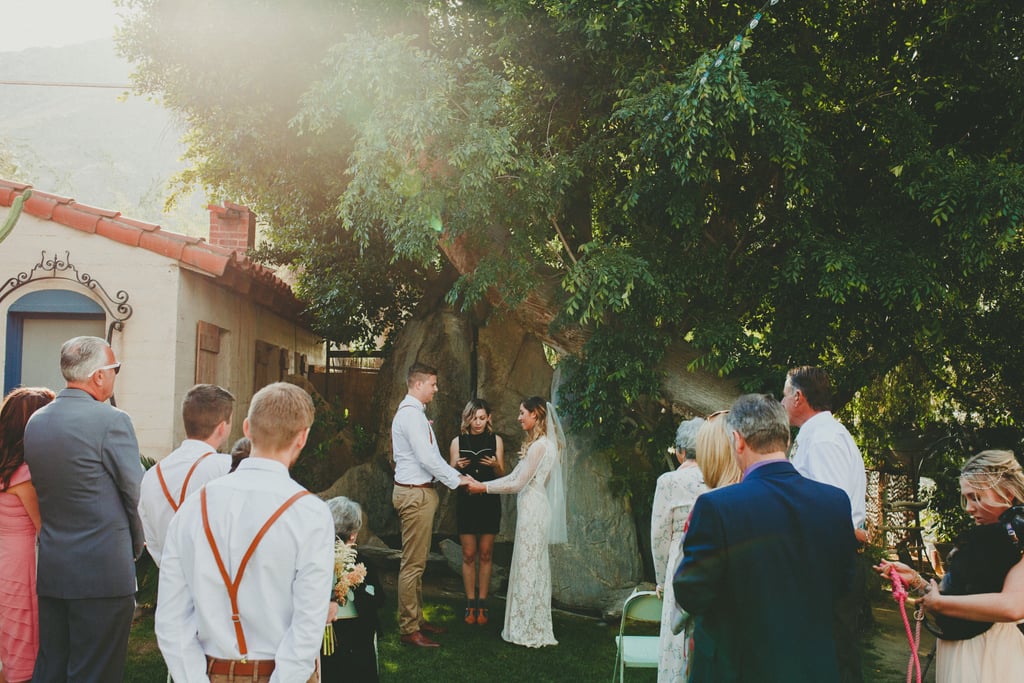 Trendy Palm Springs Wedding