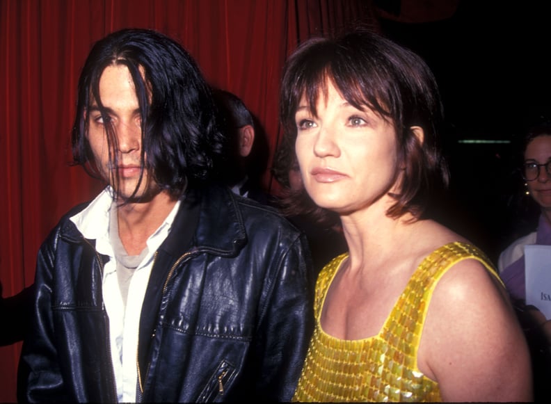 Ellen Barkin and Johnny Depp