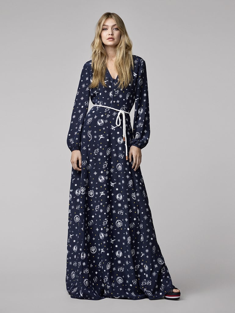 Thanks to the sleeves, this maxi dress is Fall appropriate.