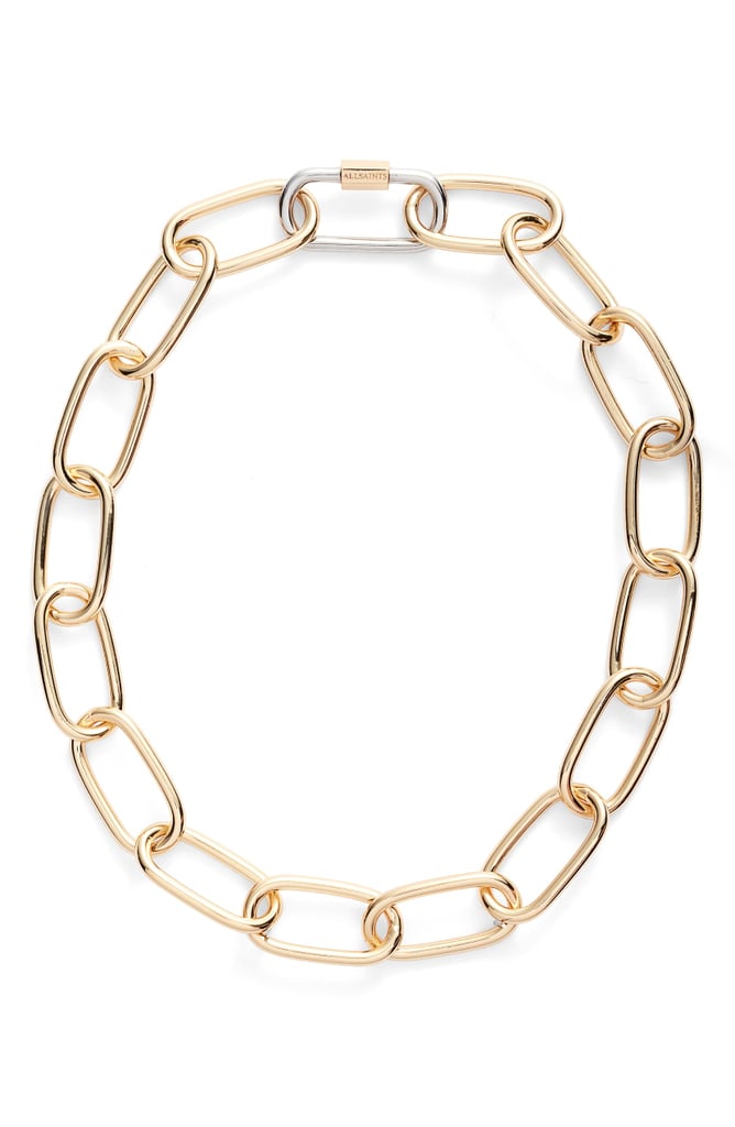 Allsaints Carabiner Link Necklace