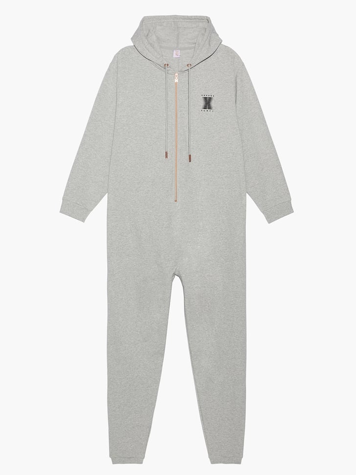 Forever Savage Hooded Onesie in Grey