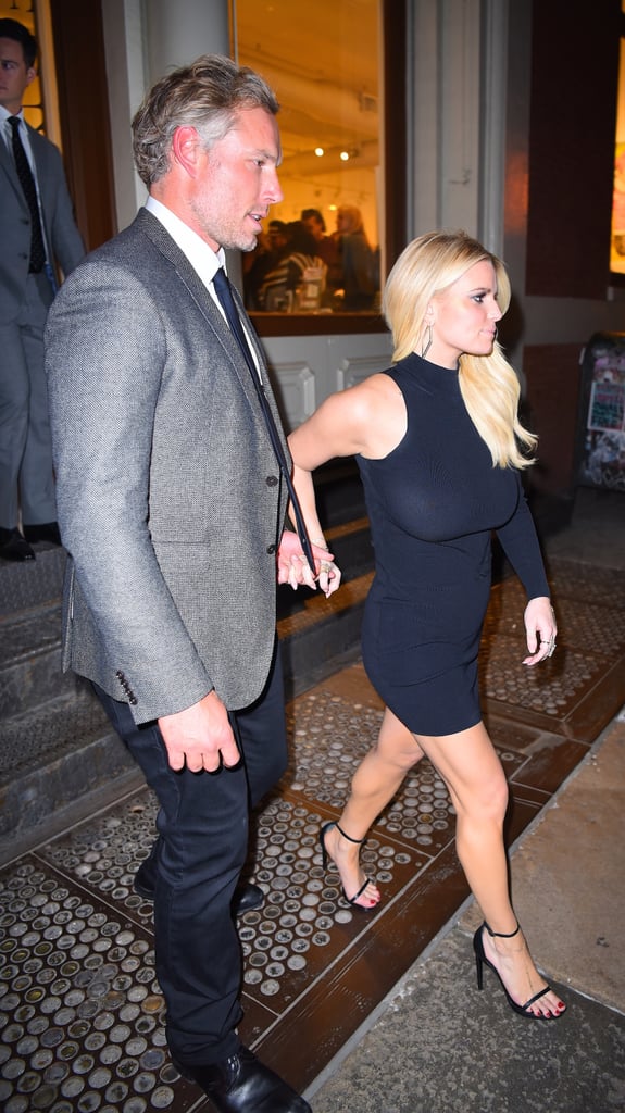 Jessica Simpson and Eric Johnson Out in NYC November 2015