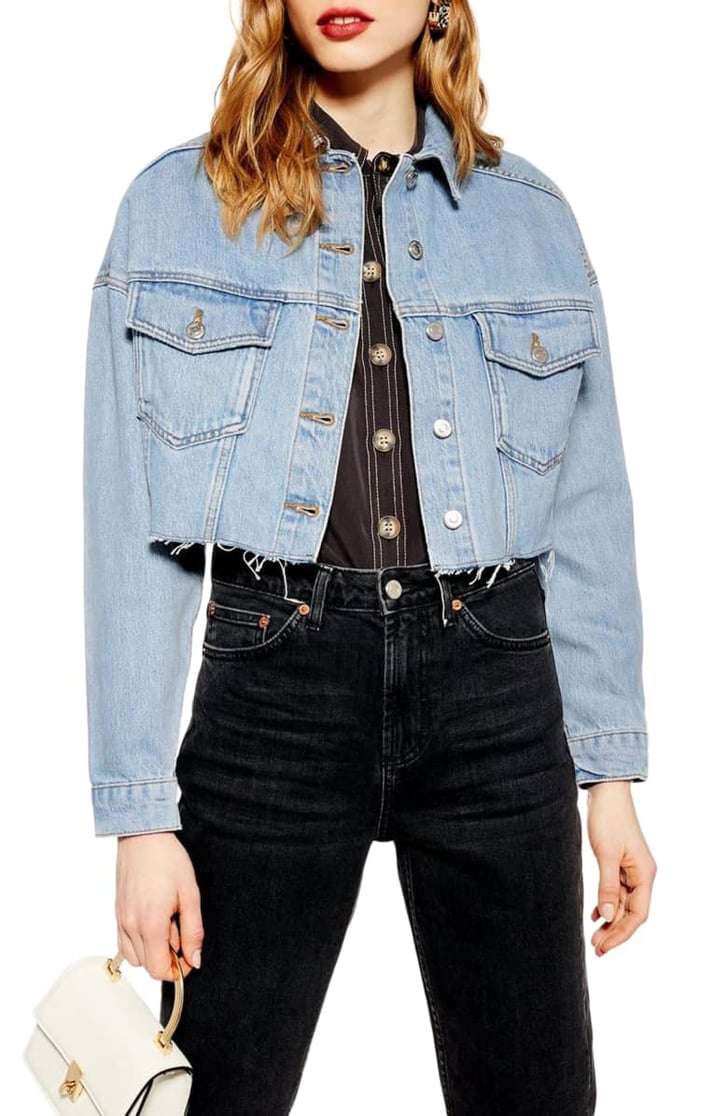 Topshop Tilda Hack Denim Jacket Best Jean Jackets For Women Popsugar Fashion Uk Photo 21 