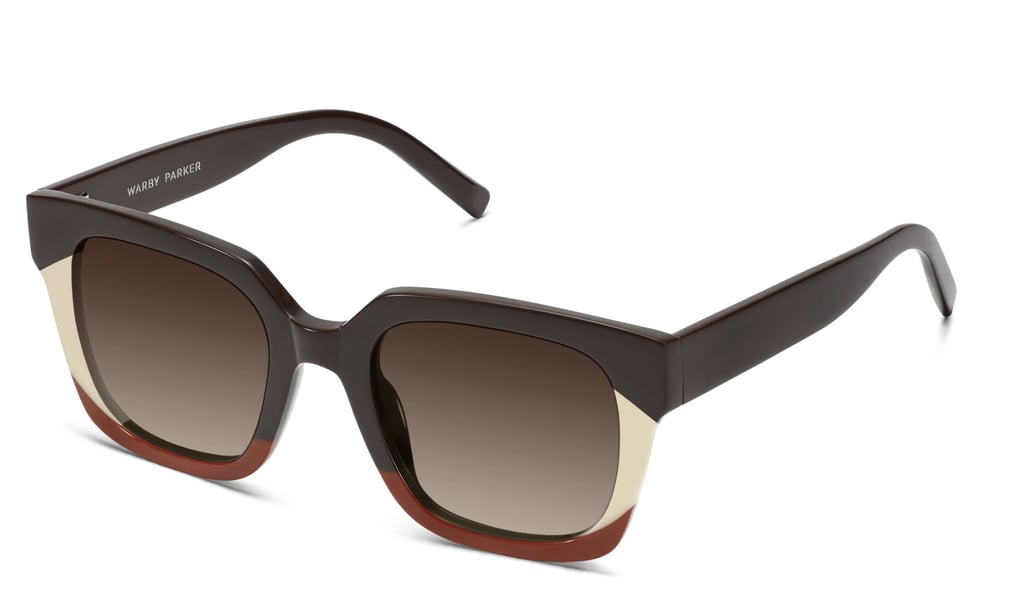 Warby Parker Melina Sunglasses in Striped Sepia