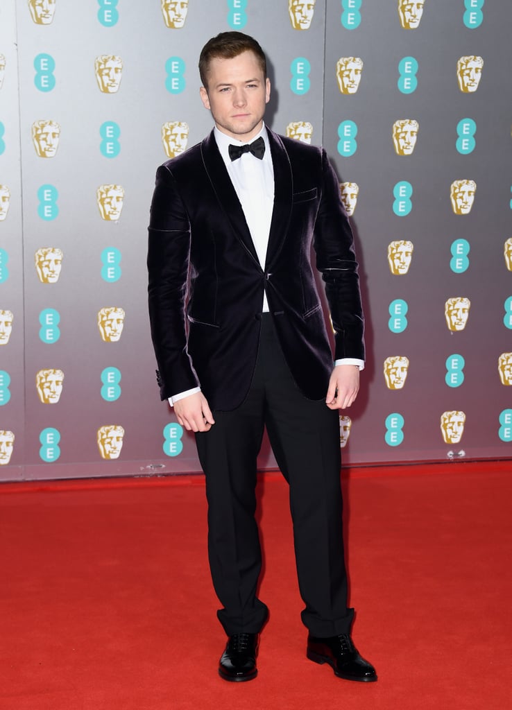 Taron Egerton at the 2020 BAFTAs in London
