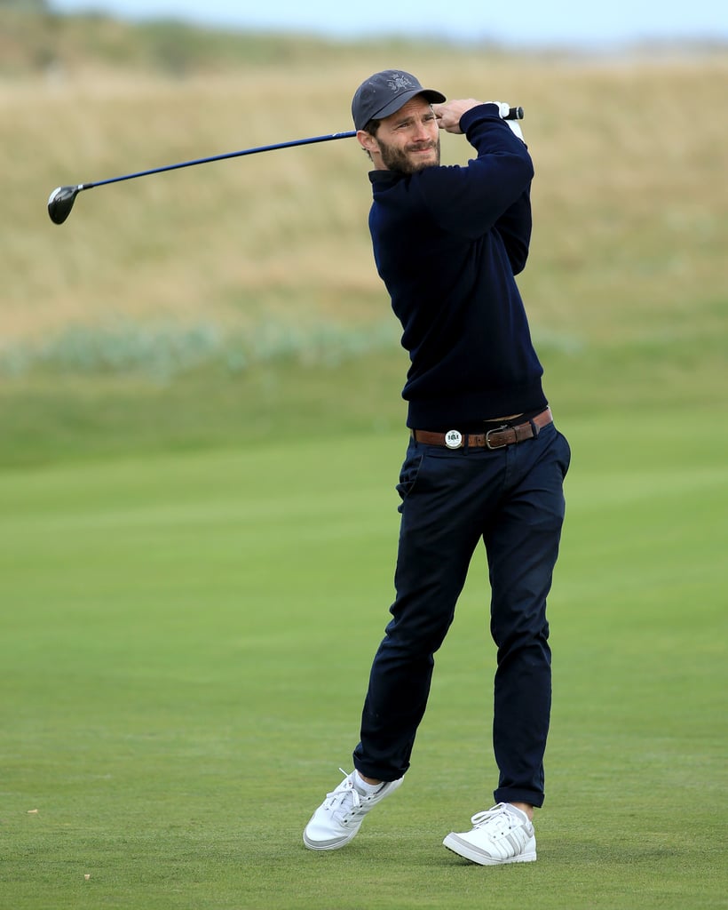 Jamie Dornan Golfing Pictures