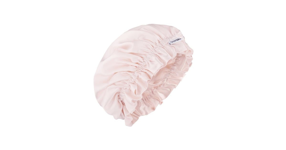 Shhhsilk Pink Silk Sleep Bonnet | Cute Satin Bonnets For Bed | POPSUGAR ...