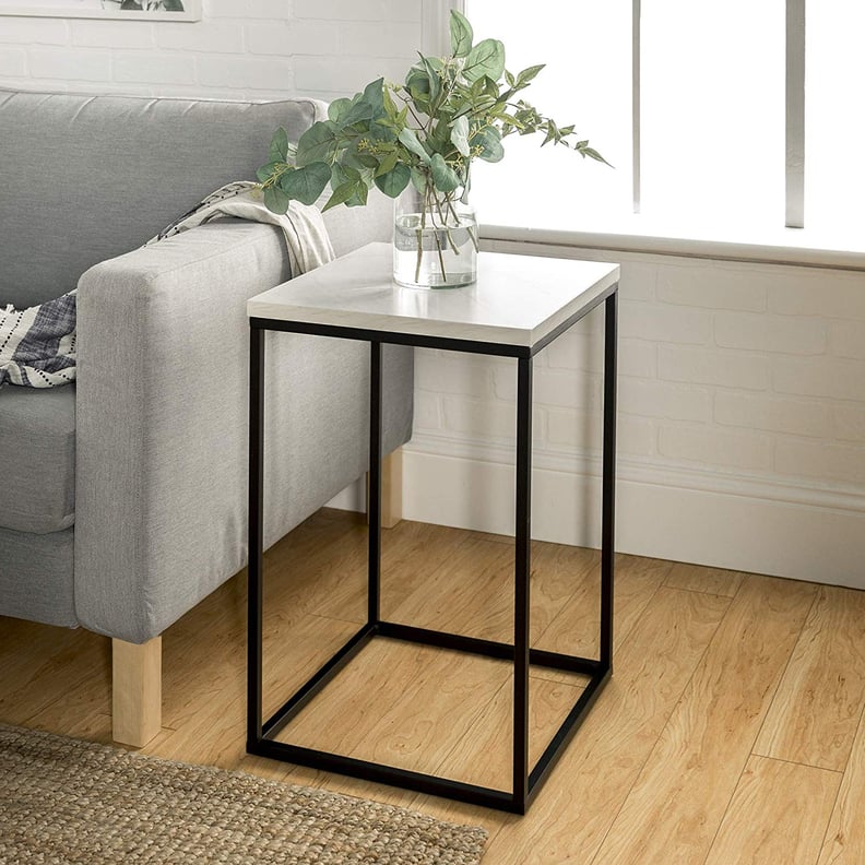 WE Furniture Modern Square End Accent Table