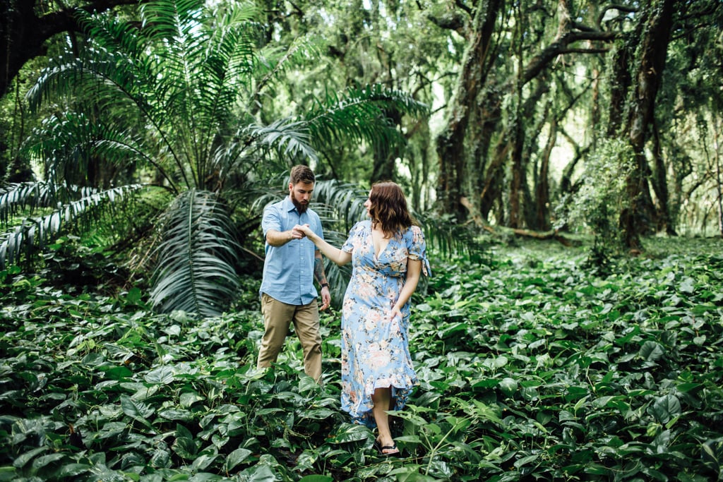 Hawaiian Jungle Engagement Shoot