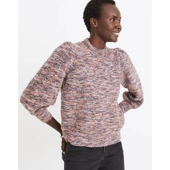 Balloon sleeve pullover sweater madewell discount