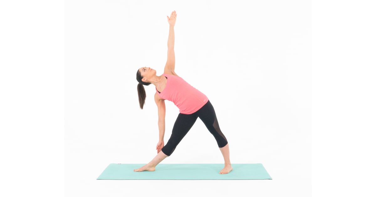 Triangle Pose | Yoga Stretches For Flexibility | POPSUGAR ...