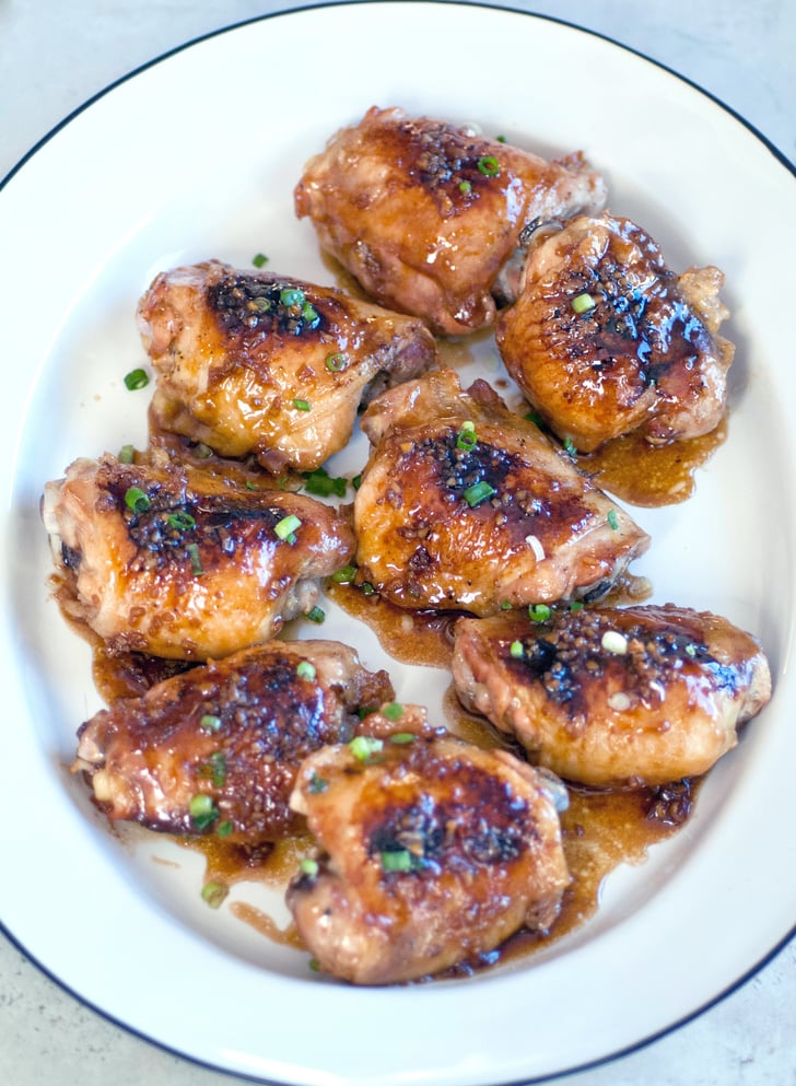 Sticky HoneyGarlic Chicken Thighs Interesting Chicken Recipes