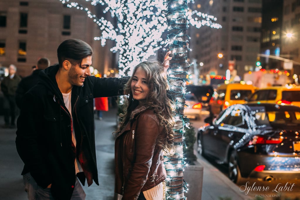 Christmas Engagement Photos in New York