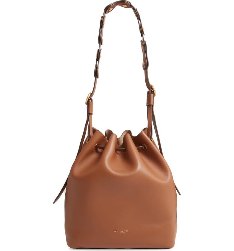 Tory Burch Caroline Leather Hobo Bag